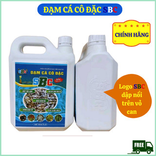Đạm cá cô đặc SBC đạm cá hữu cơ, 1 lít pha với 500 lít nước, thích hợp mọi loại cây