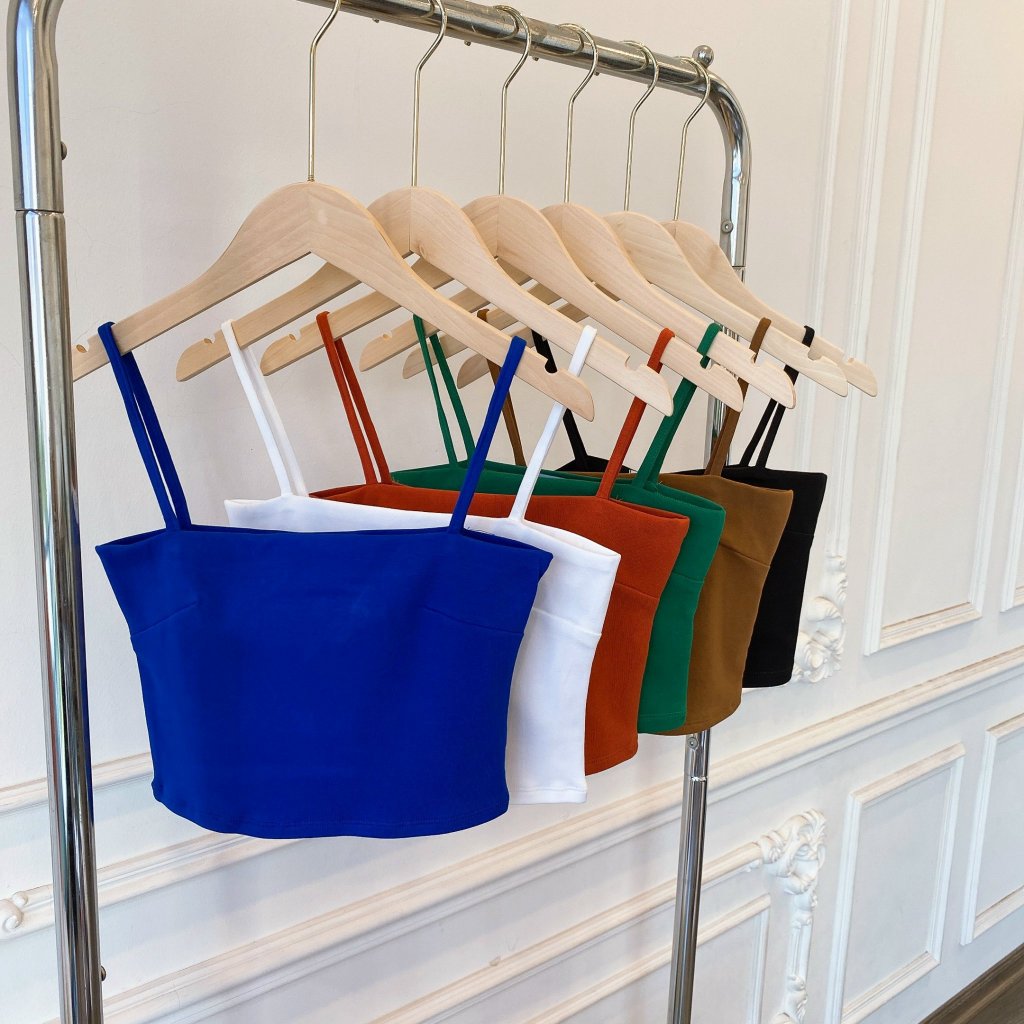 Áo 2 dây croptop chất Mỳ siêu đẹp