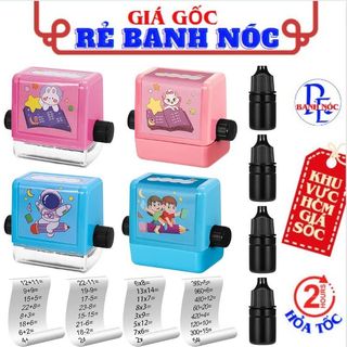 Máy In Con Lăn Tạo Phép Tính Cộng, Trừ, Nhân, Chia - Máy Tạo Phép Tính Đơn Giản Cho Bé Học Toán , Con Lăn Phép Tính