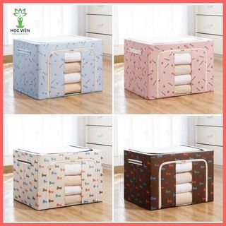 BIG SIZE - Hôp Đựng Túi Đựng Quần Áo Khung Thép 72L MẫU Được Chọn