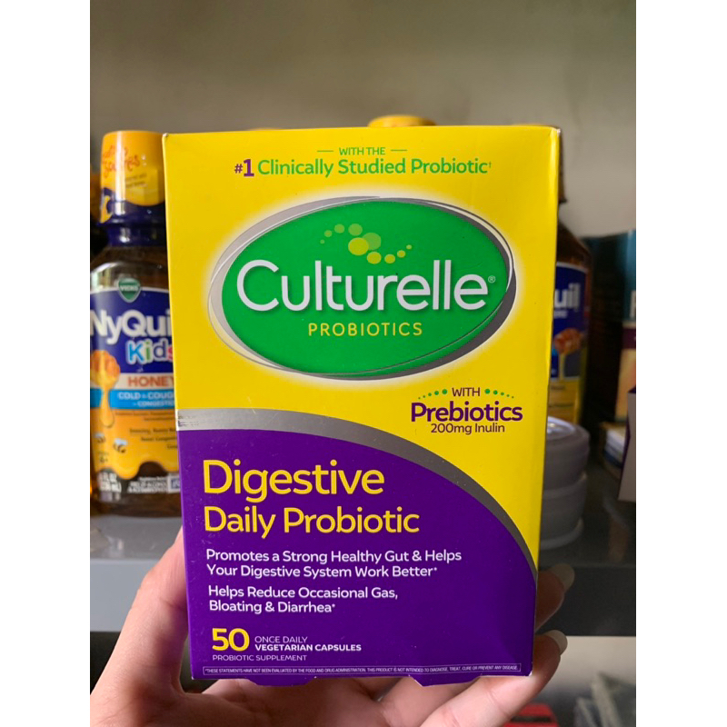 Culturelle Probiotics Digestive Health_ Men vi sinh hỗ trợ tiêu hóa cho người lớn 50viên
