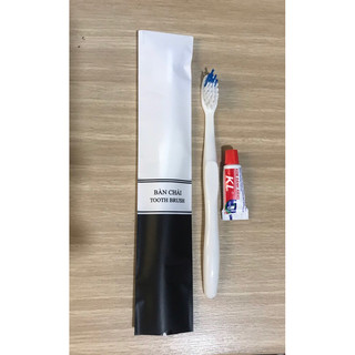 Bộ bàn chải nhà nghỉ khách sạn bao bì Luxury (100/1 bịch)