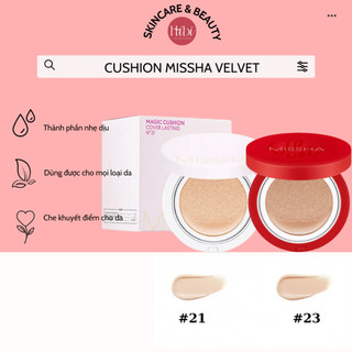 Phấn nước/ cushion kiềm dầu che phủ cao missha cushion spf50+/pa+++ 15g , no 21, 23