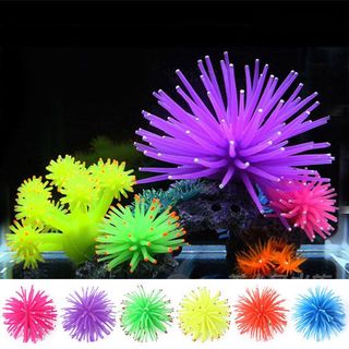Nhím Biển Nhân Tạo Bằng Silicon Trang Trí Bể Cá, Decor