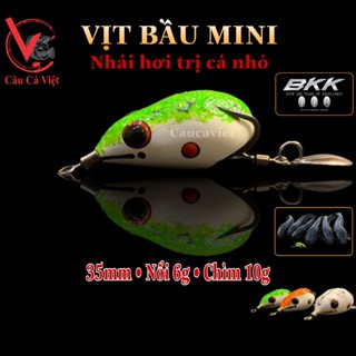 NHÁI HƠI VỊT BẦU MINI, MỒI LURE CÁ LÓC CỰC NHẠY, HIỆU QUẢ VỚI CÁ NHỎ. Caucaviet