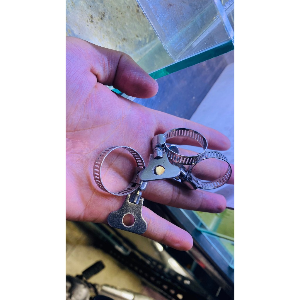 Cổ dê inox siết ống phi 10 đến phi 16