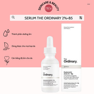 (CHÍNH HÃNG) Serum The Ordinary Hyarulonic acid 2% + B5 30ml, Tinh Chất cấp nước và phục hồi da