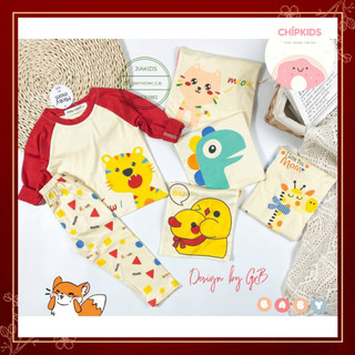 Bộ thun lạnh cho bé trai, bé gái MINKY MOM dài tay cho bé trai, bé gái