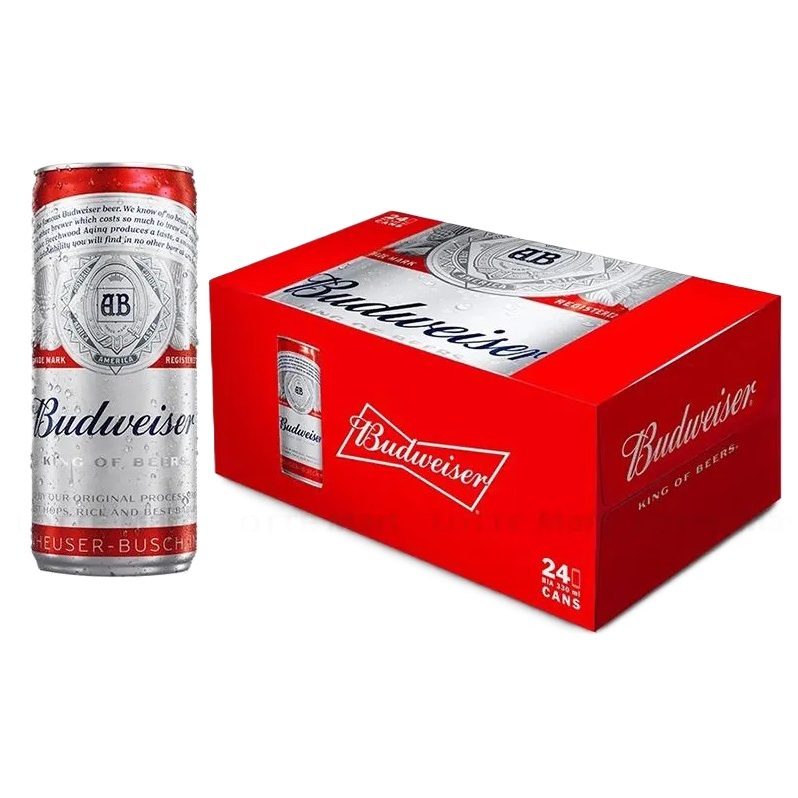 Thùng 24 Lon Bia Budweiser 330ml