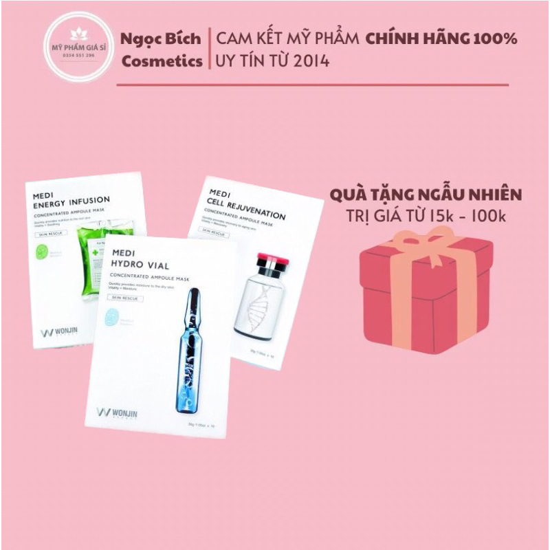 Mặt nạ Wonjin Always Dream Pack ( Hộp 15 Miếng mix 4 loại )