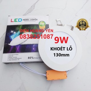 Đèn LED âm trần 6w, 9w tròn bảo hành 12 tháng