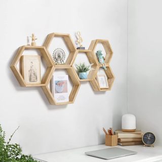 Kệ tổ ong, kệ decor lục giác Behomes