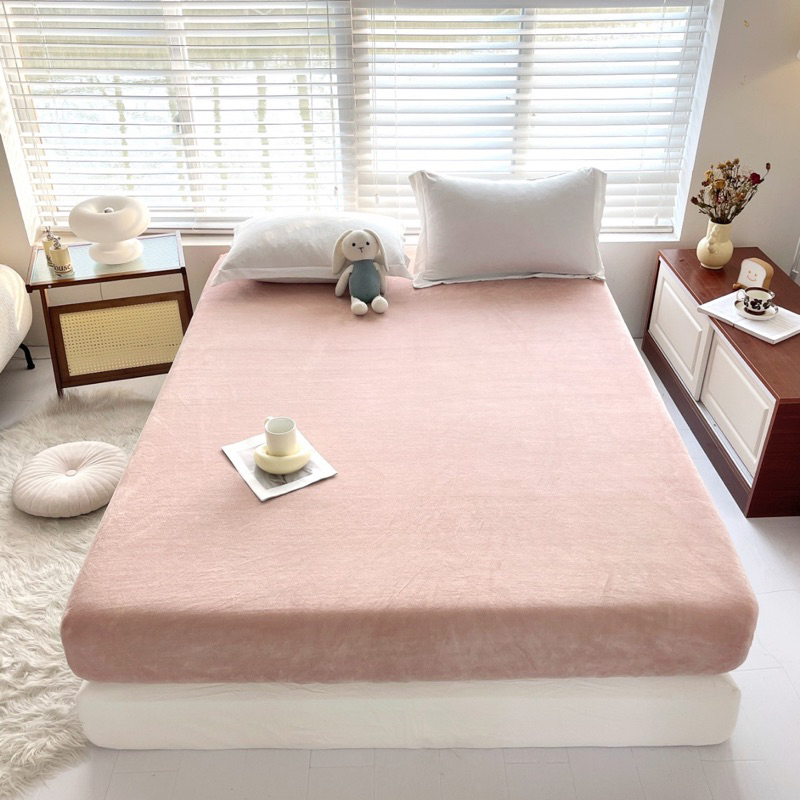 Ga nỉ nhung cao cấp tặng kèm túi xinh ( ga lẻ không gối)