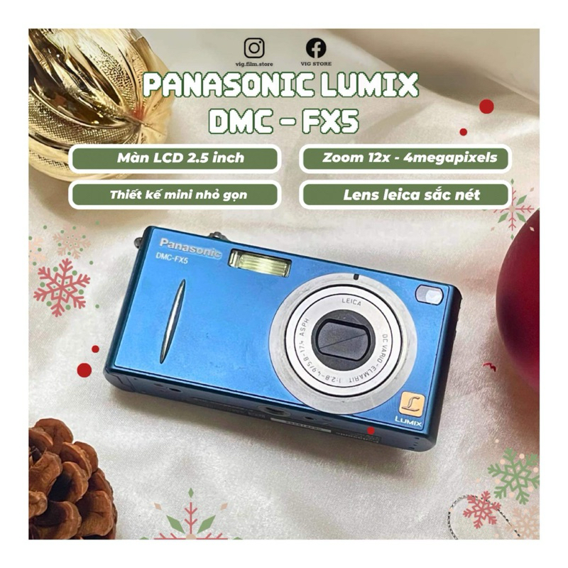 Máy ảnh kỹ thuật số Panasonic Lumix DMC-FX5