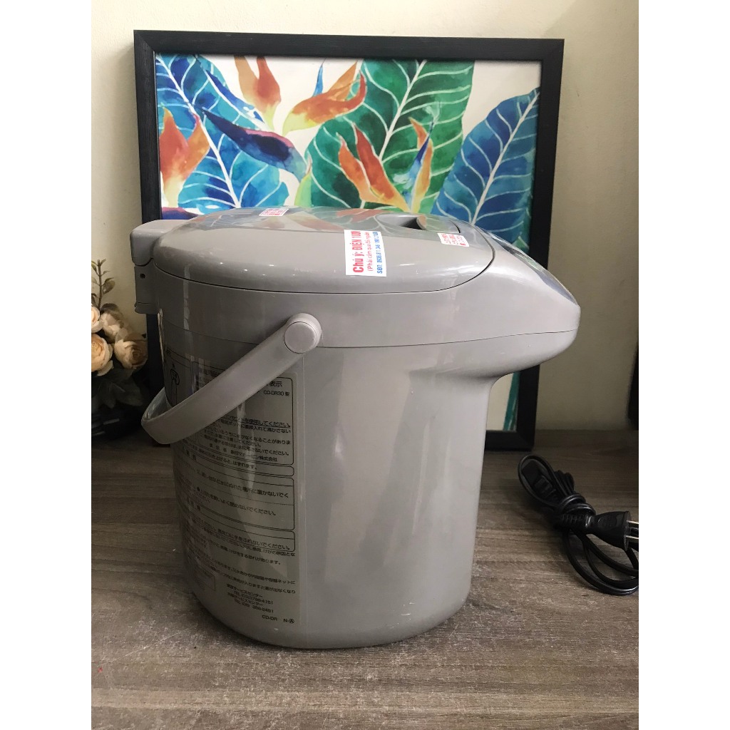 Bình thủy Nhật Zojirushi 3.0l lòng siêu đẹp mịn, siêu tiết kiệm điện