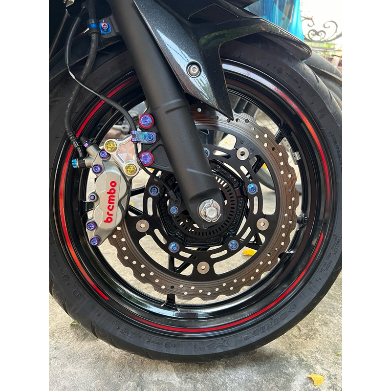 pát cnc cho heo brembo 4pis cho ninja 400 | pad heo ninja 400 | kawasaki ninja 400 | brembo 4pis nin
