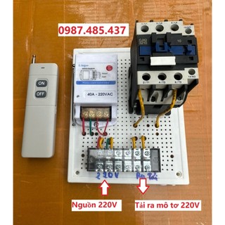 Điều khiển từ xa động cơ 1 pha 220v 3 pha 380v 1000m công suất lơn