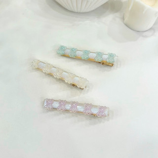 Kẹp mái bé gấu lấp lánh đáng yêu Modleaf Orora bear clip Hàn Quốc