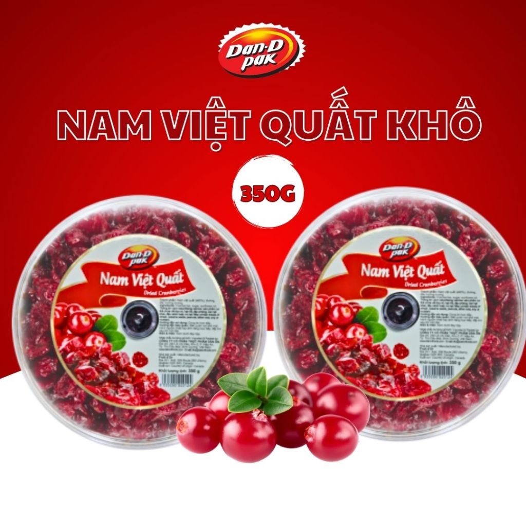 Nam Việt Quất nhập khẩu Canada 350g Dan D Pak