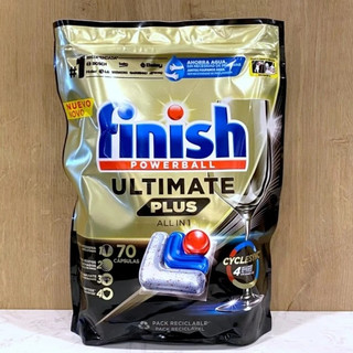 Viên rửa Finish Ultimate All in 1 cao cấp 70v - dùng cho máy rửa chén bát