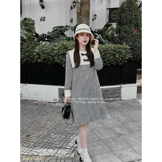 Váy Dạ Thuỷ Thủ Cổ Nơ Mã OC1284