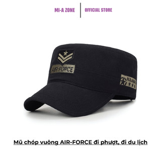 Nón kết nam nữ - Mũ chóp vuông AIR-FORCE đi phượt, đi du lịch cực cá tính