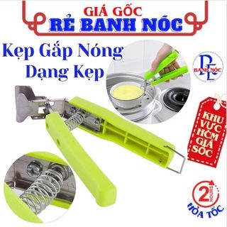 Kẹp Inox Gắp Đồ Nóng Chuyên Dụng - Kẹp Gắp Đồ Nóng, Đồ Hấp, Thức Ăn Đa Năng - Dụng Cụ Gắp Inox Có Lò Xo Gắp Thức Ăn Nóng
