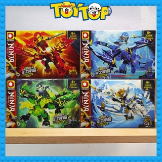 [Một mẫu lẻ] Đồ chơi lắp ráp ninjago giáp season 13 cưỡi rồng ninja mini xếp hình DLP555