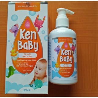 Chăm sóc mẹ và bé sữa tắm gội toàn thân ken baby200ml