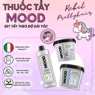  Tẩy Tóc Cao Cấp MOOD Italy - Set Tẩy Theo Độ Dài Tóc - Rebel.prettyhair 