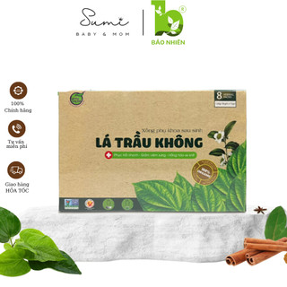 Lá trầu không Bảo Nhiên Xông ngâm phụ khoa - phục hồi vùng kín Hộp 8 gói