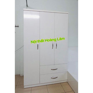 Tủ áo dài 1,2m có 2 ngăn kéo