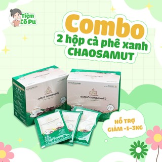 Combo 2 hộp cà phê xanh giảm cân chaosamut giảm thèm ăn