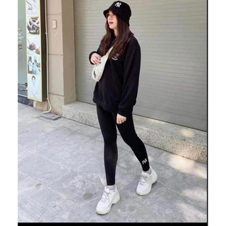 [ CHÍNH HÃNG ] Quần legging nữ MLB logo basic