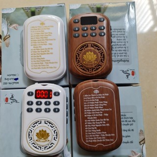 Máy niệm Phật Mini 54 bài có mànhình hiển thị 4 số,ngoài niệm Phật có chú dược sư trị bệnh, có Thần Chú đem lại sự may