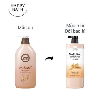 Sữa Tắm Lúa Mạch HAPPY BATH – HÀN QUỐC 900ML (Mẫu mới)