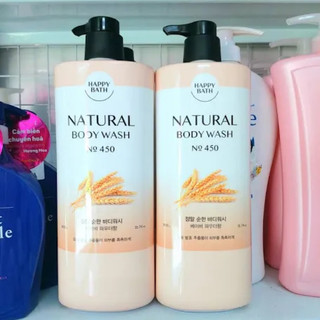 Sữa Tắm Lúa Mạch HAPPY BATH – HÀN QUỐC 900ML (Mẫu mới)