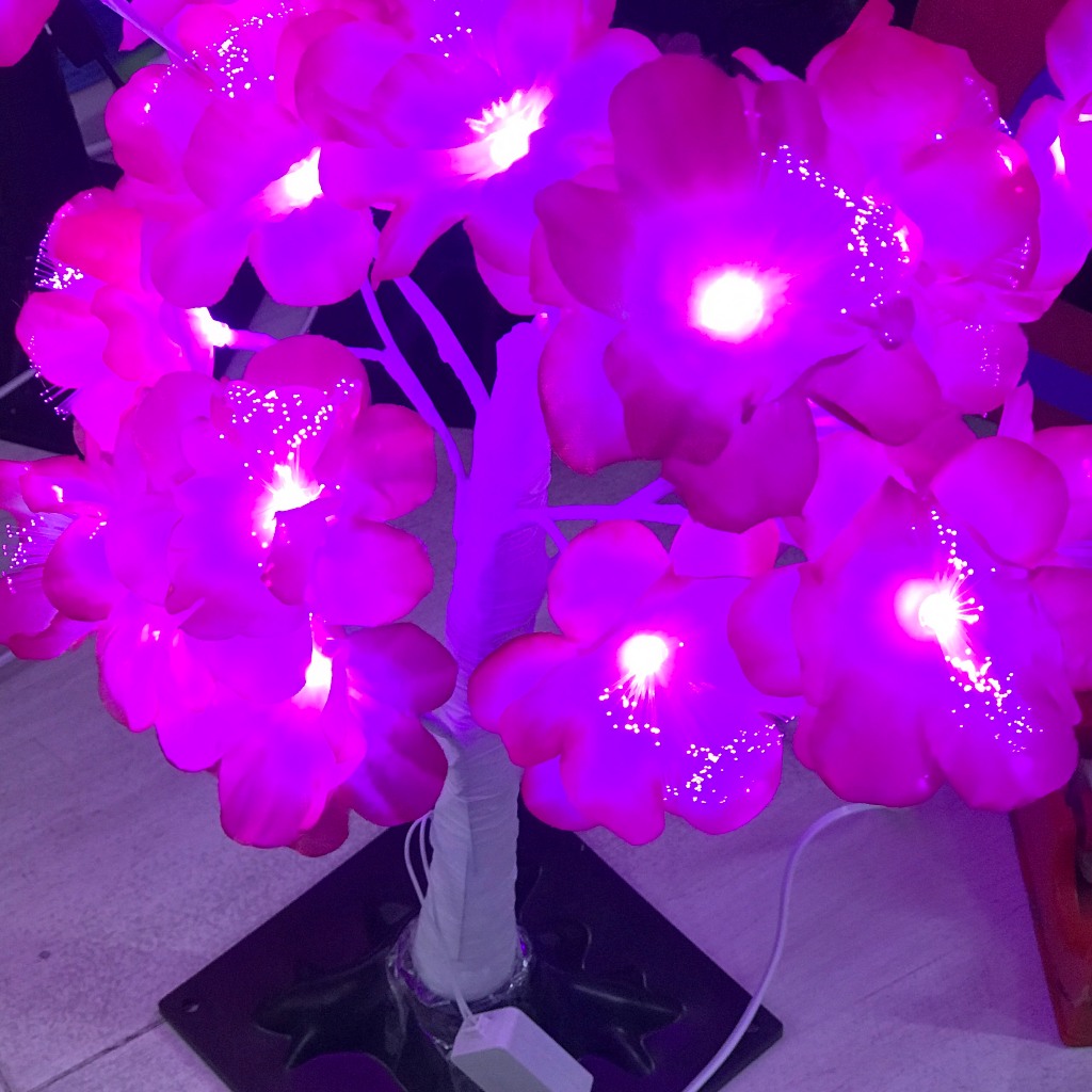CÂY HOA MAI, HOA ĐÀO ĐÈN LED 1M2 CAO CẤP  BẢO HÀNH 1 THÁNG