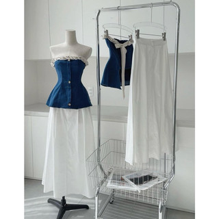 Set áo jean + chân váy