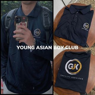 Áo Thun Nỉ, Long Sleeve Thời Trang Phong Cách Hàn Quốc tối giản nam nữ unix cực đẹp cực chất - Young Asian Boy Club