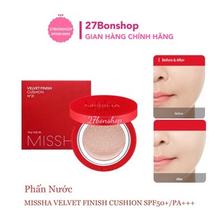 PHẤN NƯỚC MISSHA VEVET FINISH CUSHION SPF 50+ PA+++