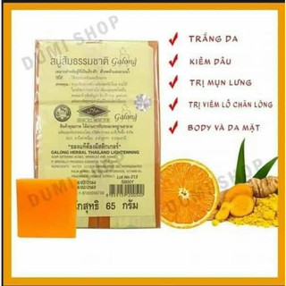 1 cục xà bông cam nghệ galong thái lan-minshop889
