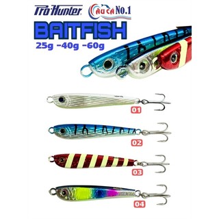 Mồi jig câu cá dạ quang prohunter baitfish 60g