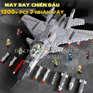 Mô hình lắp ráp máy bay chiến đấu, đồ chơi lắp ráp trực thăng bay