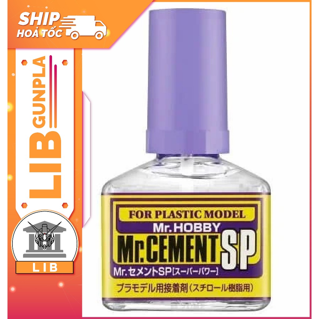 Dụng cụ dán mô hình keo dán nước Mr. Hobby Mr Cement SP