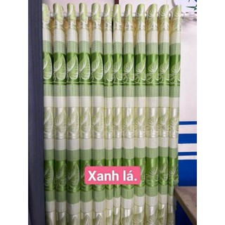 rèm đặt xanh lá