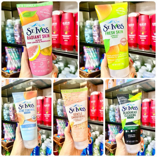 Sữa Rửa Mặt Tẩy Tế Bào Chết St.Ives Stives dành cho da dầu mụn, mụn cám, mụn đầu trắng, đầu đen