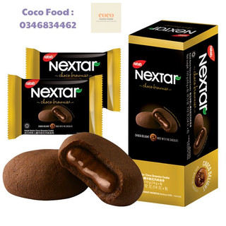 Bánh chocolate nabati nextar siêu ngon hộp 112g ăn là mê - bánh nextar nhân socola mềm - thơm - béo ngậy