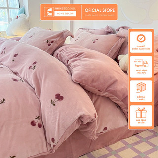 Set Chăn Ga Nỉ Mịn 5D Mềm Mịn Cực Nịnh Da Hàng Chuẩn Xuất Nhật (Shinbedding.shop)