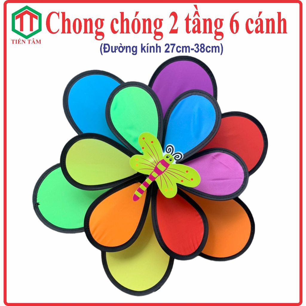 Chong chóng 2 tầng 6 cánh